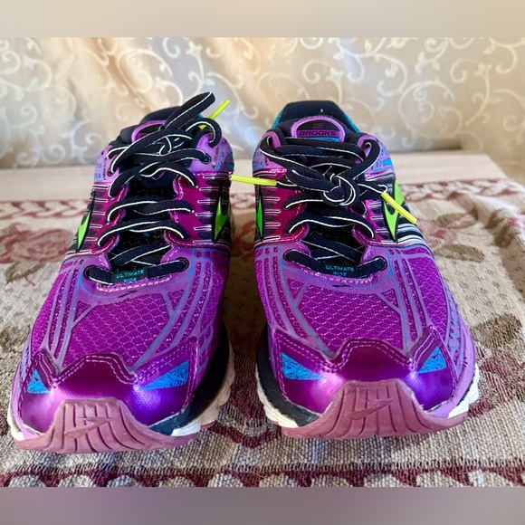 Women’s Brooks Purple Glycerin 12 Running Shoes Sneakers Size 8 M - Picture 2 of 15